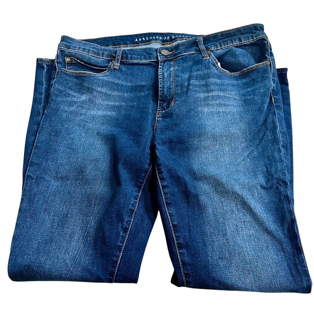 Articles of Society Womens Sarah Skinny Fit Jeans, 34, color blue-silverlake